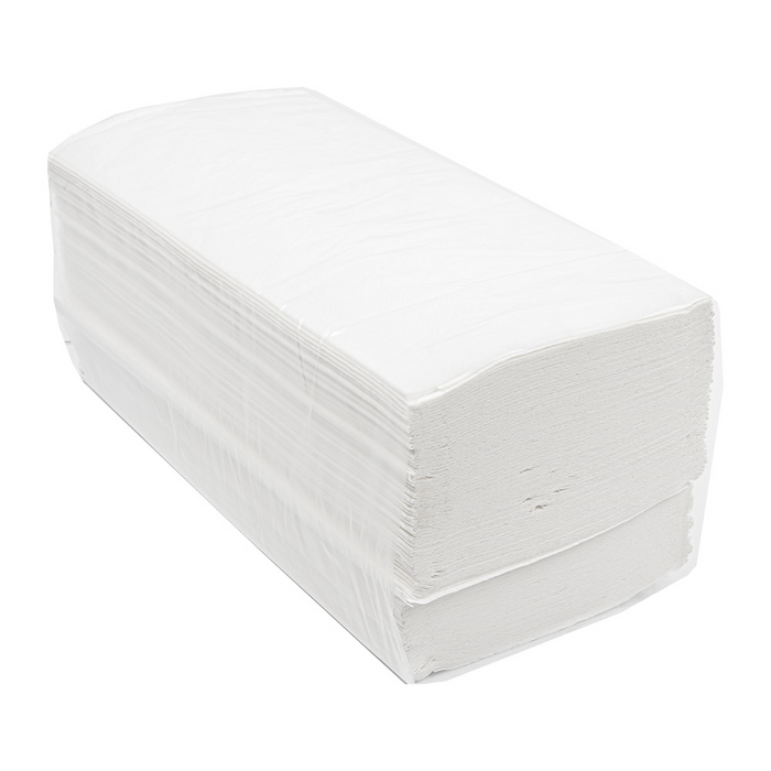 Paper towels 2-ply ZZ fold - 21.5x22cm white