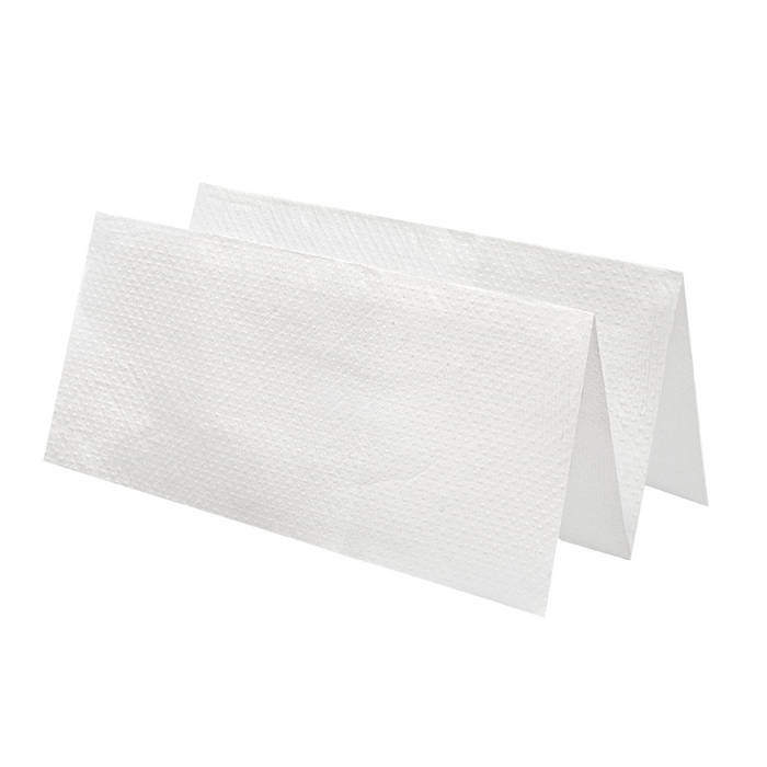 Paper towels 2-ply ZZ fold - 21.5x22cm white