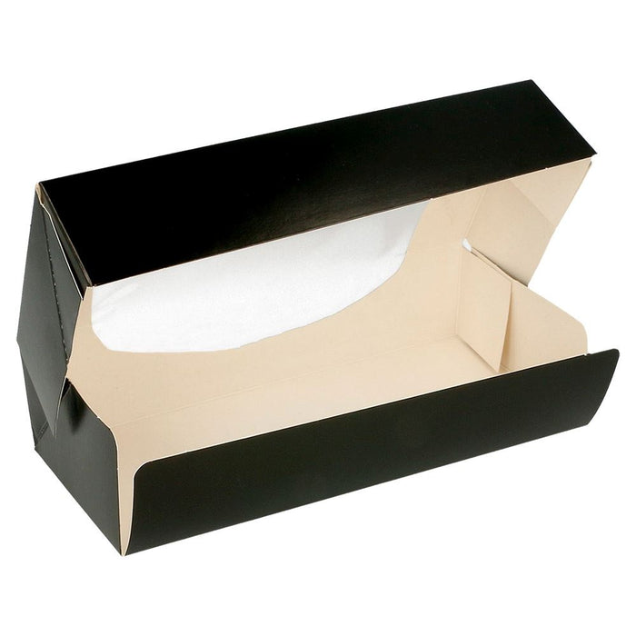 Sushi packaging / transport box - 20 x 9 x 4.5 cm - black