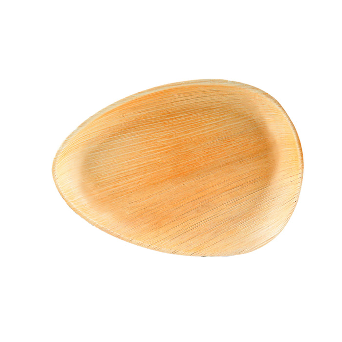 Palm leaf plate - teardrop shaped 17cm