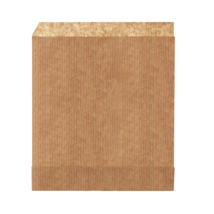 Paper snack bags - kraft 15 x 16 cm open on 2 sides