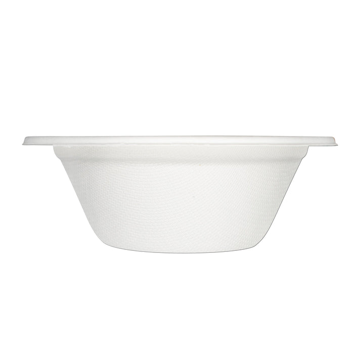 Bagasse bowl - 350ml (round, white)