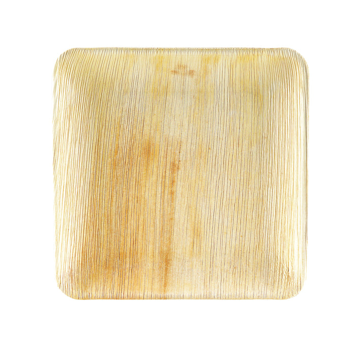 Palm leaf square plate 15 x 15 cm