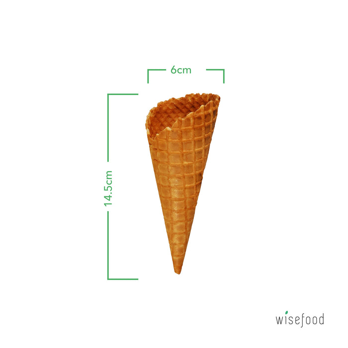 Sweet cone without rim Ø 60mm (352 pieces; 1 box) ice cream cones
