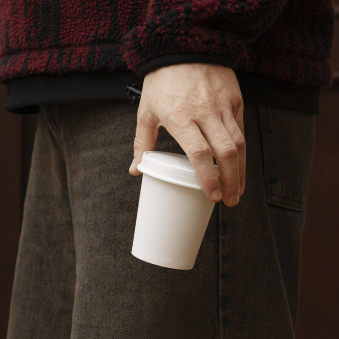 Organic Kraft Paper Cup, 200 ml, FSC®-Certified, Home Compostable, Brown, Ø 8 x 9.2 cm