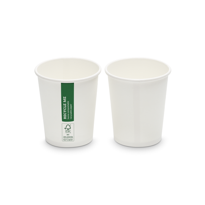 Organic Kraft Paper Cup, 200 ml, FSC®-Certified, Home Compostable, Brown, Ø 8 x 9.2 cm