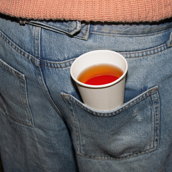 Kompostierbarer Pappbecher To Go, 200 ml, weiß