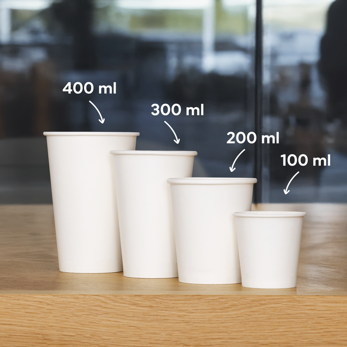 Organic Kraft Paper Cup, 200 ml, FSC®-Certified, Home Compostable, Brown, Ø 8 x 9.2 cm