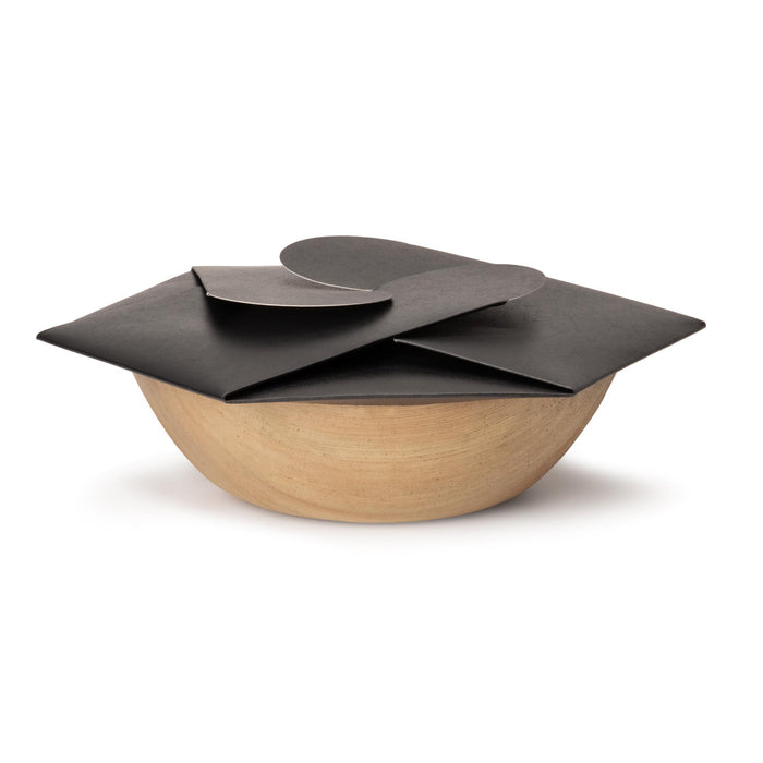 Nachhaltige Take-Away Bowl, aus Palmblatt, LEEF, 900 ml, 25 x 22 x 6,5 cm
