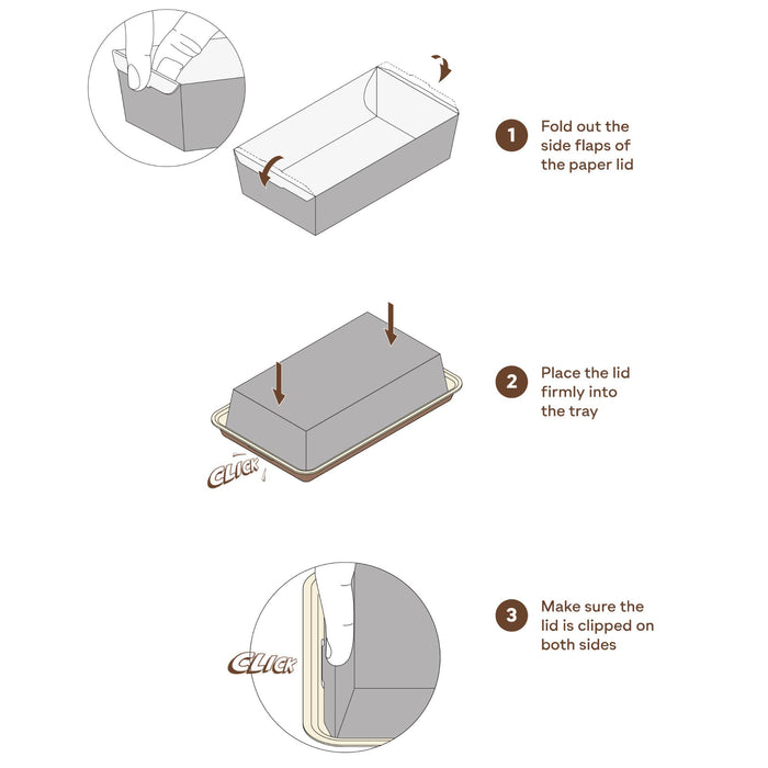 Bio Sushi Take-Away Box, aus Palmblatt mit Sichtfenster, LEEF, 17 × 12 × 5  cm