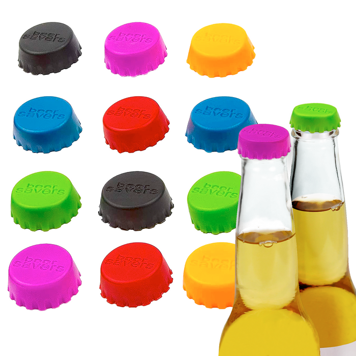 Silicone Bottle Caps Beer Saver - Set of 12 beersaver