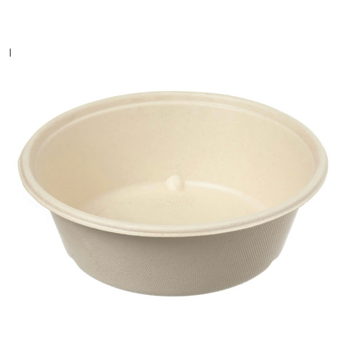 Snackschale A9  ungeteilt braun 12x7x3,5cm Bagasse