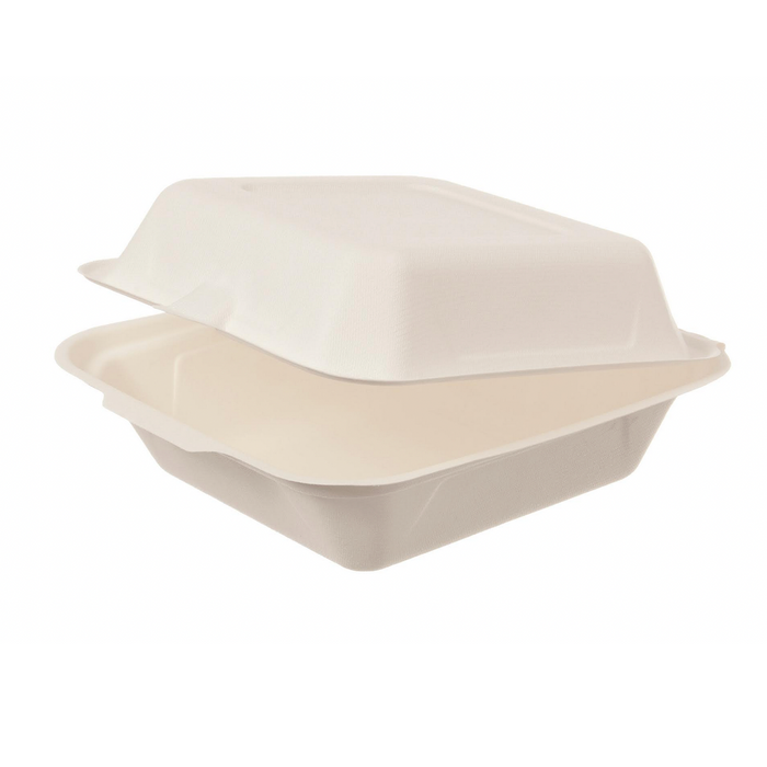 Hamburger Box XL 19,3x18,5x7,8cm Bagasse