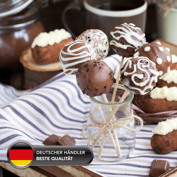 Cake Pop Sticks, Birkenholz, 17 cm