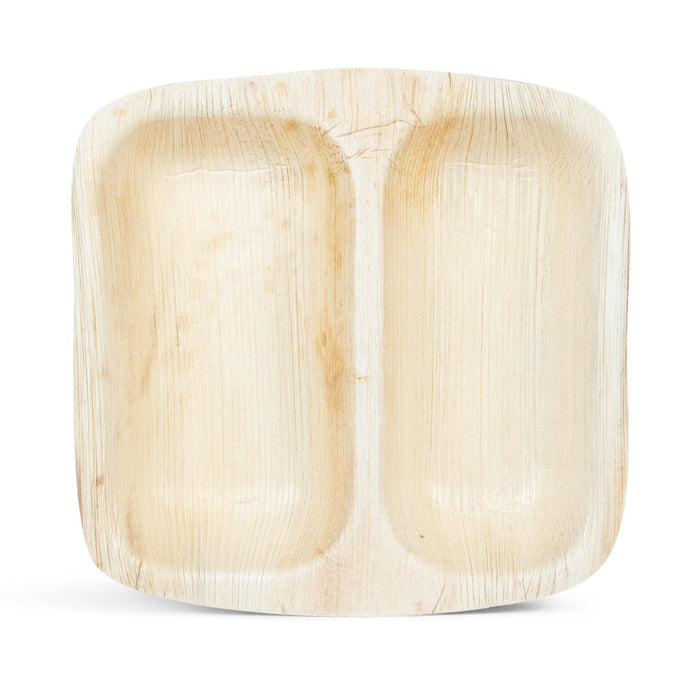 Bol en feuille de palmier, 600 ml, rectangulaire, 24 x 15 x 4 cm