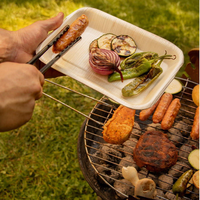 Bol en feuille de palmier, 400 ml, rectangulaire, 23 x 16 x 2,5 cm