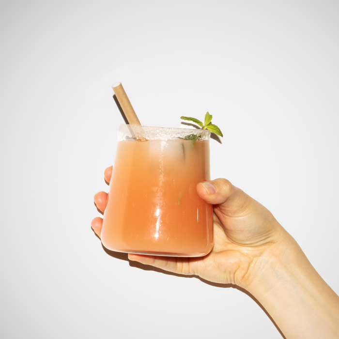 Papier-Strohhalme, braun, Ø 0,8 x 14,5 cm