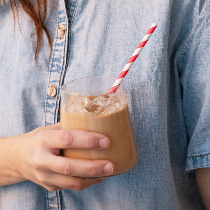 Papier-Strohhalme, bunt, Ø 0,6 x 20 cm