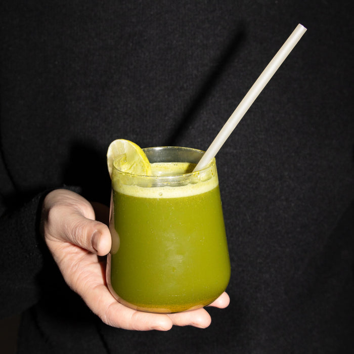 Pailles de riz comestibles, blanches, Ø 8 mm x 25 cm