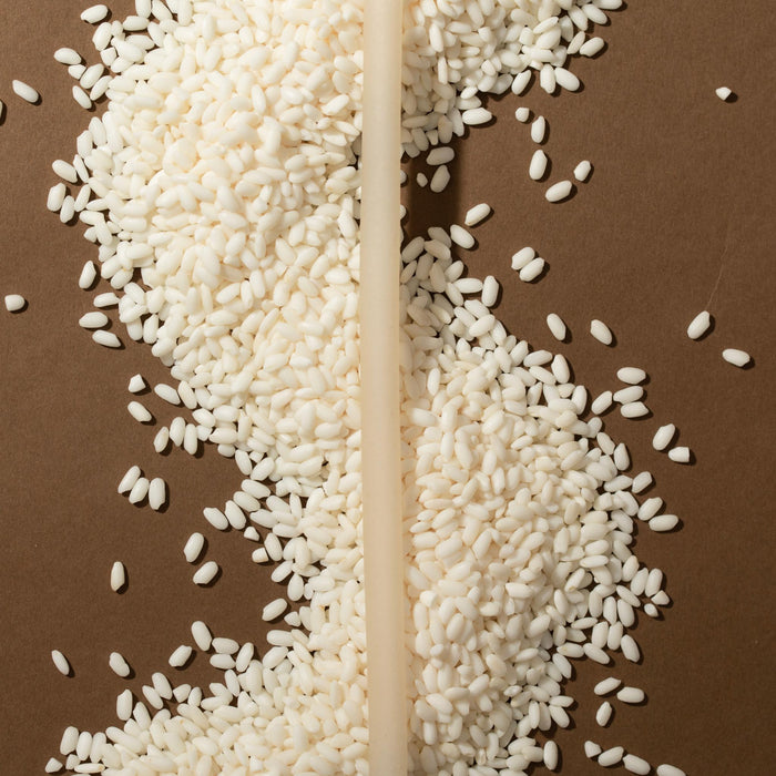 Pailles de riz comestibles, blanches, Ø 8 mm x 25 cm