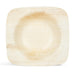 Einweg-Schale für Pasta aus Palmblatt, 750 ml, rechteckig, 26,5 x 25 x 5 cm, beige

