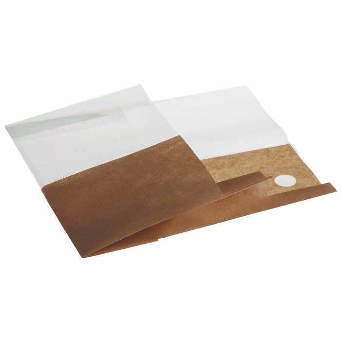 Snack bags 21.5x7.5/5x13+10cm, half paper, half foil