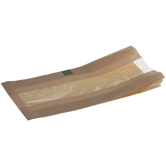 Sandwich bag with viewing window - 210+2x40x430 mm