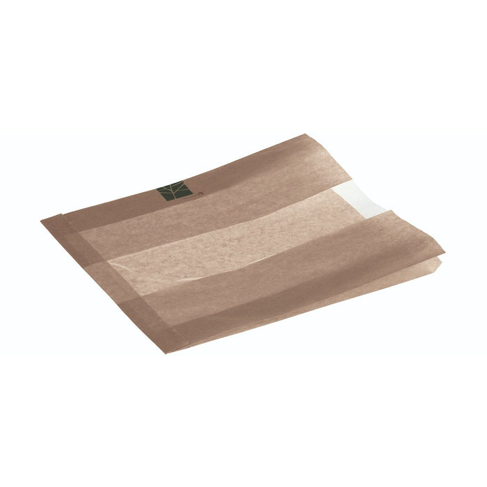 Sandwich bag with viewing window - 260+2x35x270 mm
