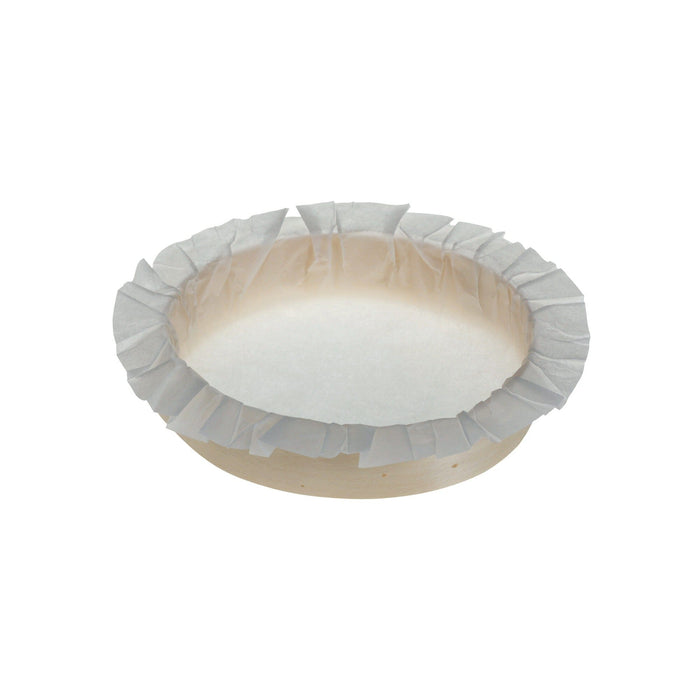 Wooden baking ring glued with baking paper - Ø160x35mm - 600ml