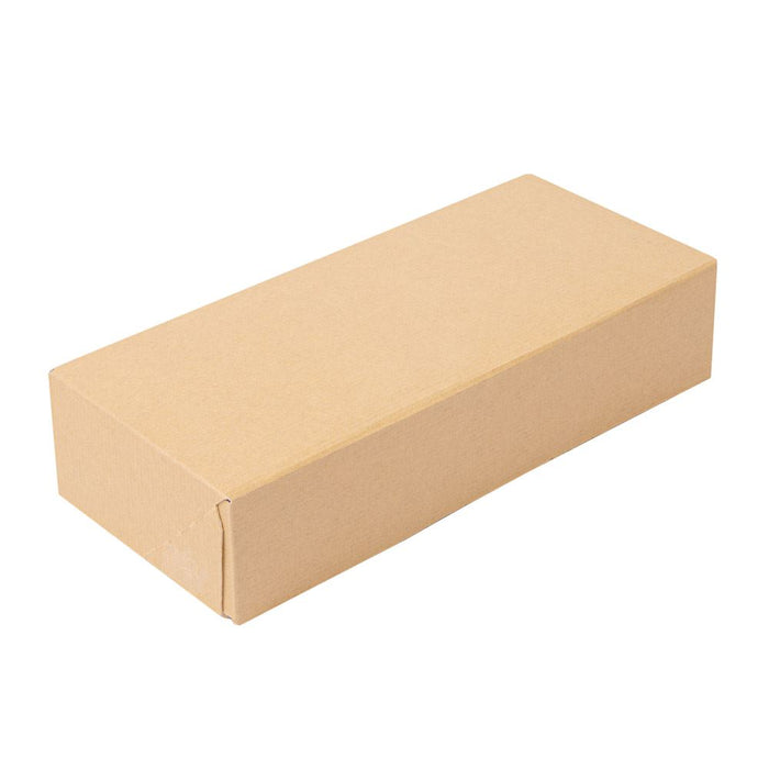 Sushi Verpackung / Transportbox - 19,7 x 9 x 4,5 cm - braun