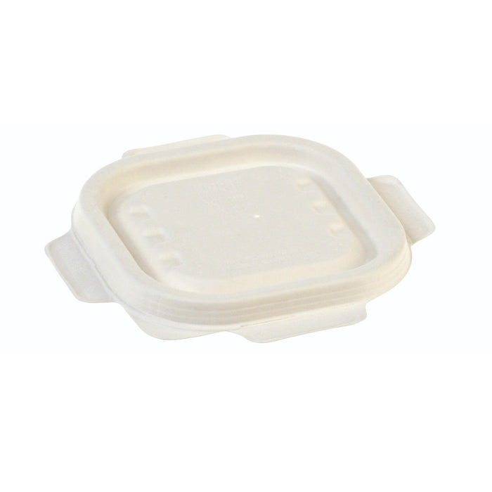 Lid 130x130x16mm for bagasse bowl square 240ml &amp; 350ml