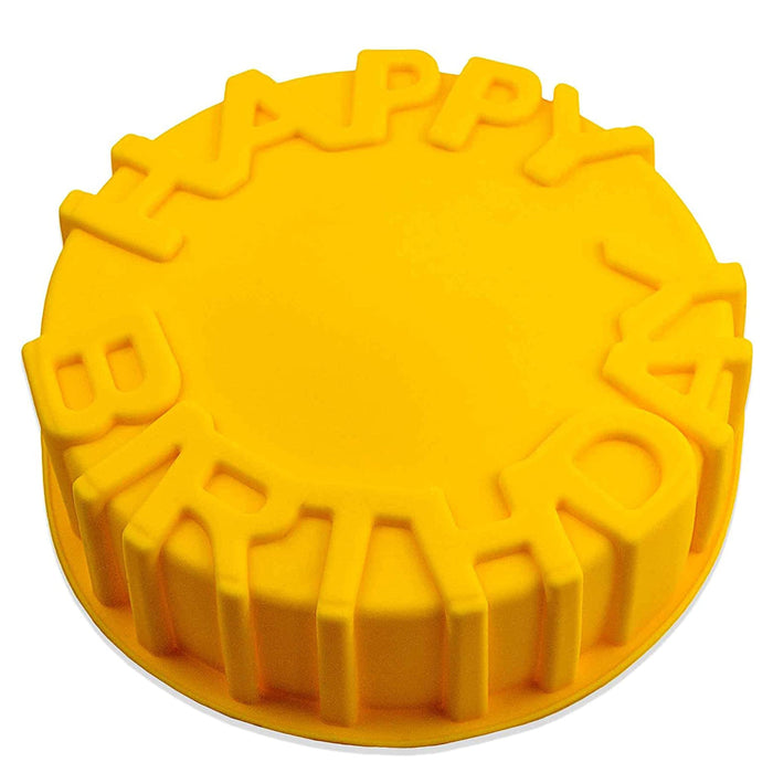 Silikonform Kuchen - gelb Ø 20,5cm - Silikon Form Backen, Seife & mehr - Backform