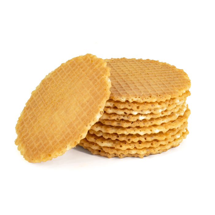 Waffle biscuit round Ø 65mm