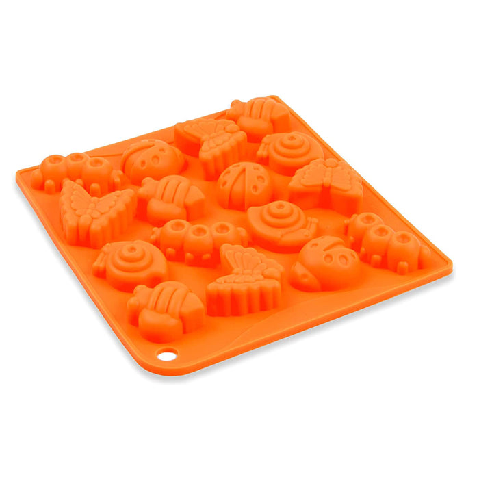 Silicone mold Insects - orange 18x17x2cm