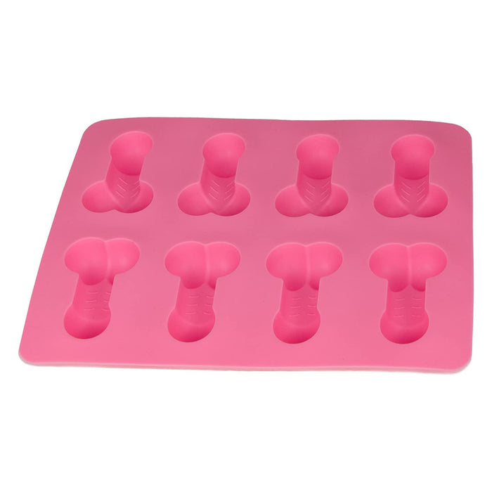 Silikonform Penisse - pink 19x15x1cm - Silikon Form Backen, Seife & mehr - Backform