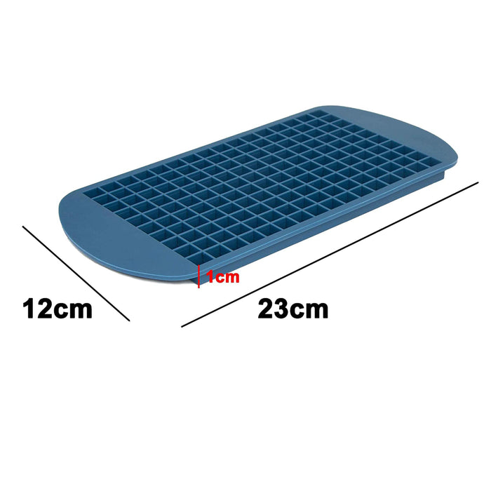Silikonform Eiswürfel - blau 24x12x1cm - Silikon Form Backen, Seife & mehr - Backform