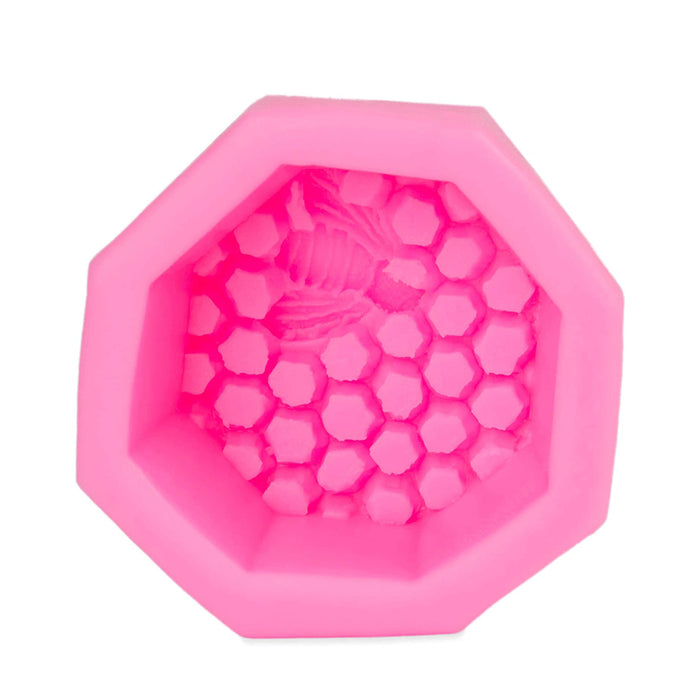 Silikonform Biene - pink 8x7x4cm - Silikon Form Backen, Seife & mehr - Backform