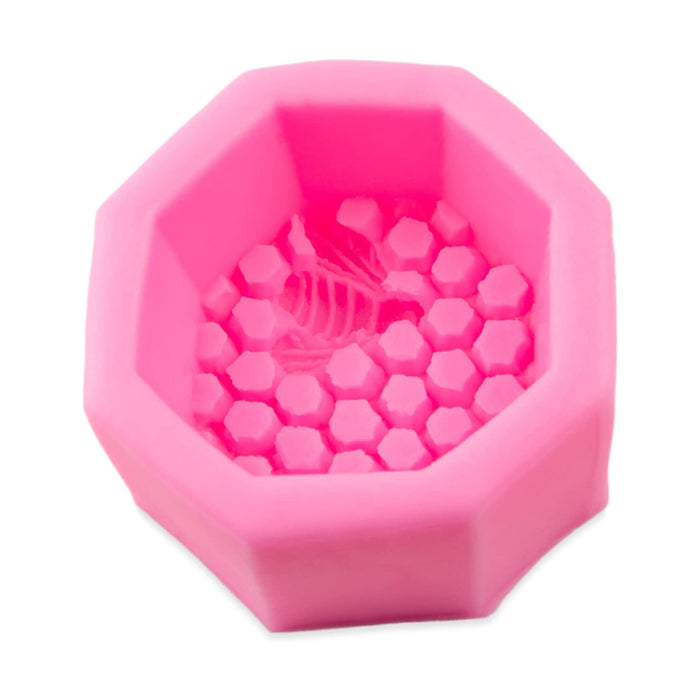 Silicone mold bee - pink 8x7x4cm