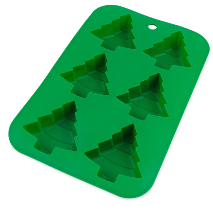 Molde de silicona abeto - verde 26x17,5x2,5cm