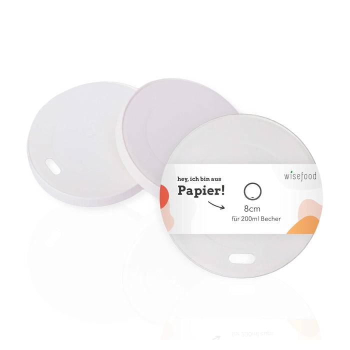Paper lid (suitable for 200ml cup) - Ø 80 mm