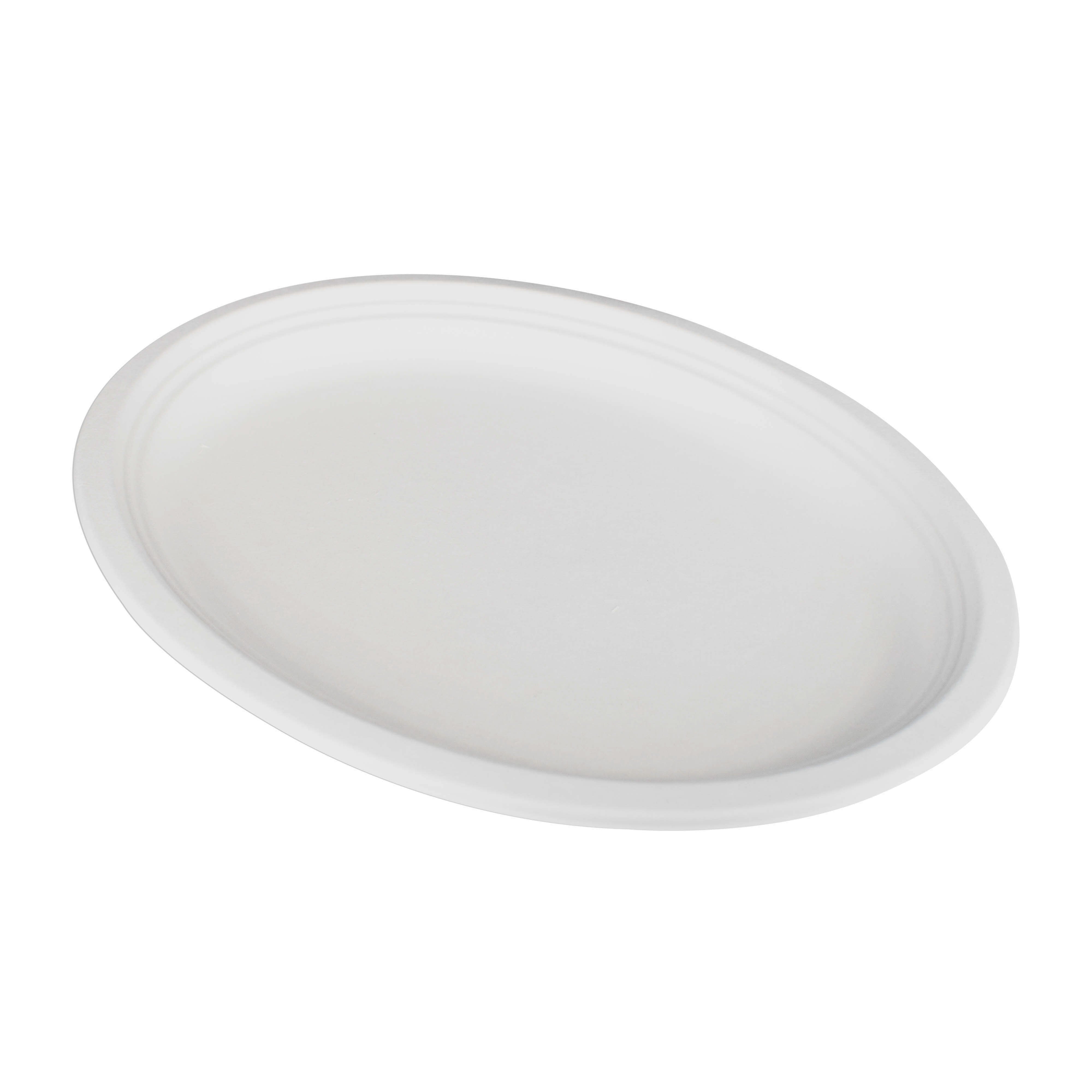 Bagasse-Teller aus Zuckerrohr  Wisefood
