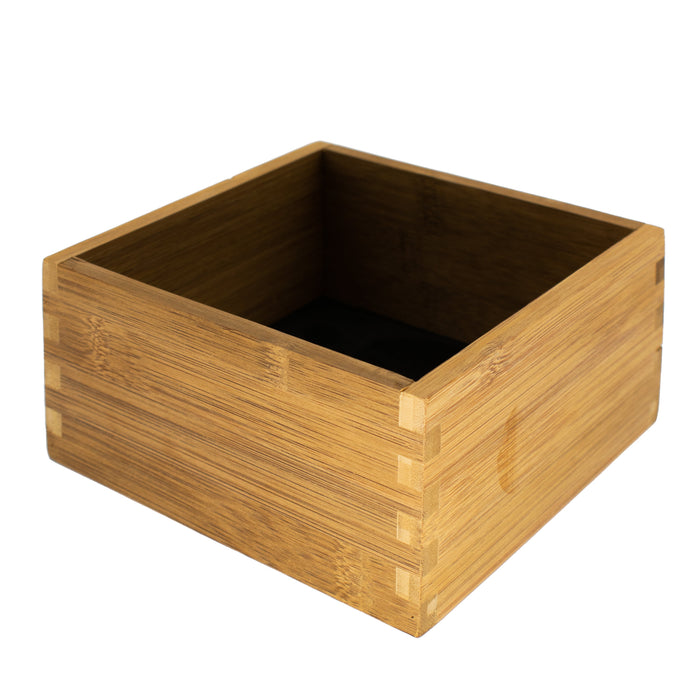 Bamboo storage box 15 x 15 x 7 cm