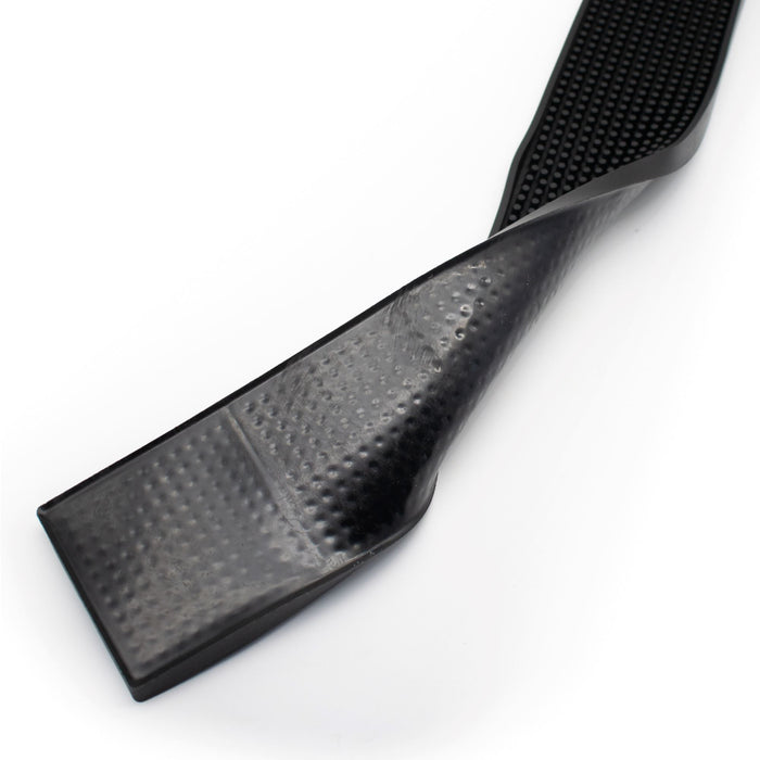 Bar mat service mat 60 cm long and 8 cm wide black