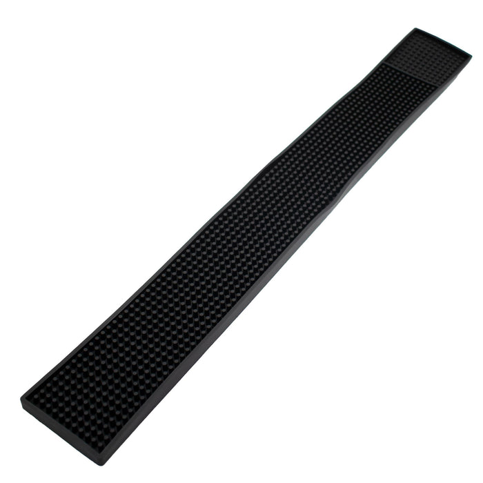 Bar mat service mat 60 cm long and 8 cm wide black
