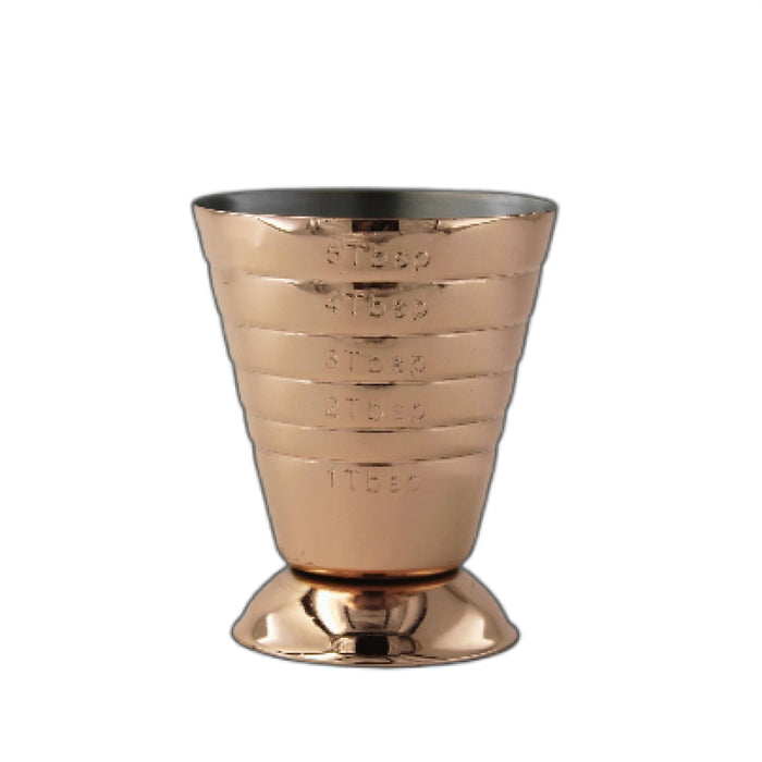 Stainless steel bar measure rose gold 75ml
