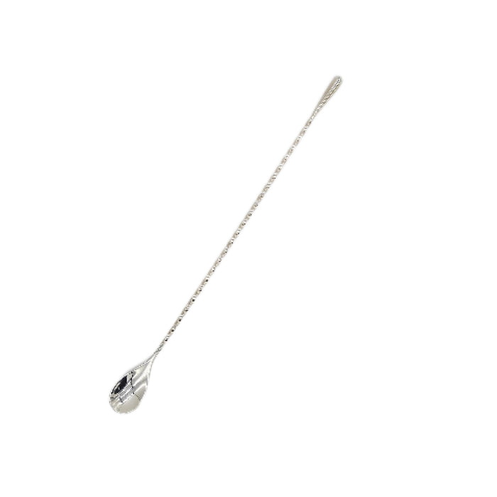 Stainless steel bar spoon silver