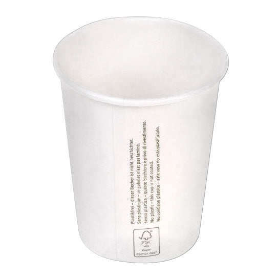 Vaso de papel orgánico 200ml (8oz) Ø 80mm vaso desechable para llevar