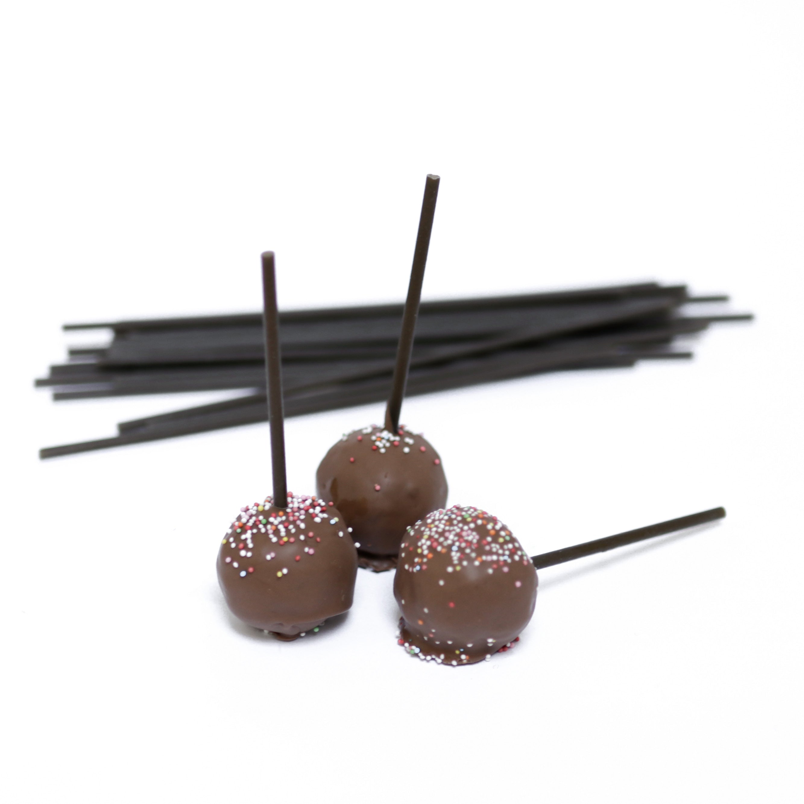 Bakelicious Cake Pop Stäbchen - 12 Stück Wiederverwendbare Weiße Sticks