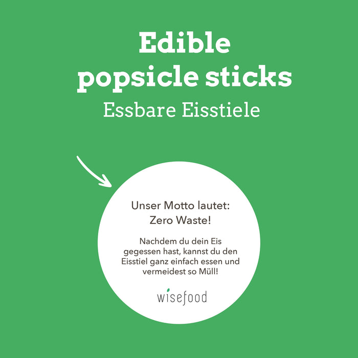 Edible popsicle sticks - Ø 5 mm - 22.5 cm long (100 pieces)