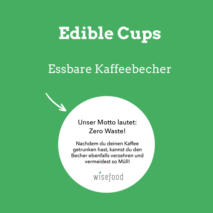 Essbarer Waffel Eisbecher / Waffelbecher Cupffee